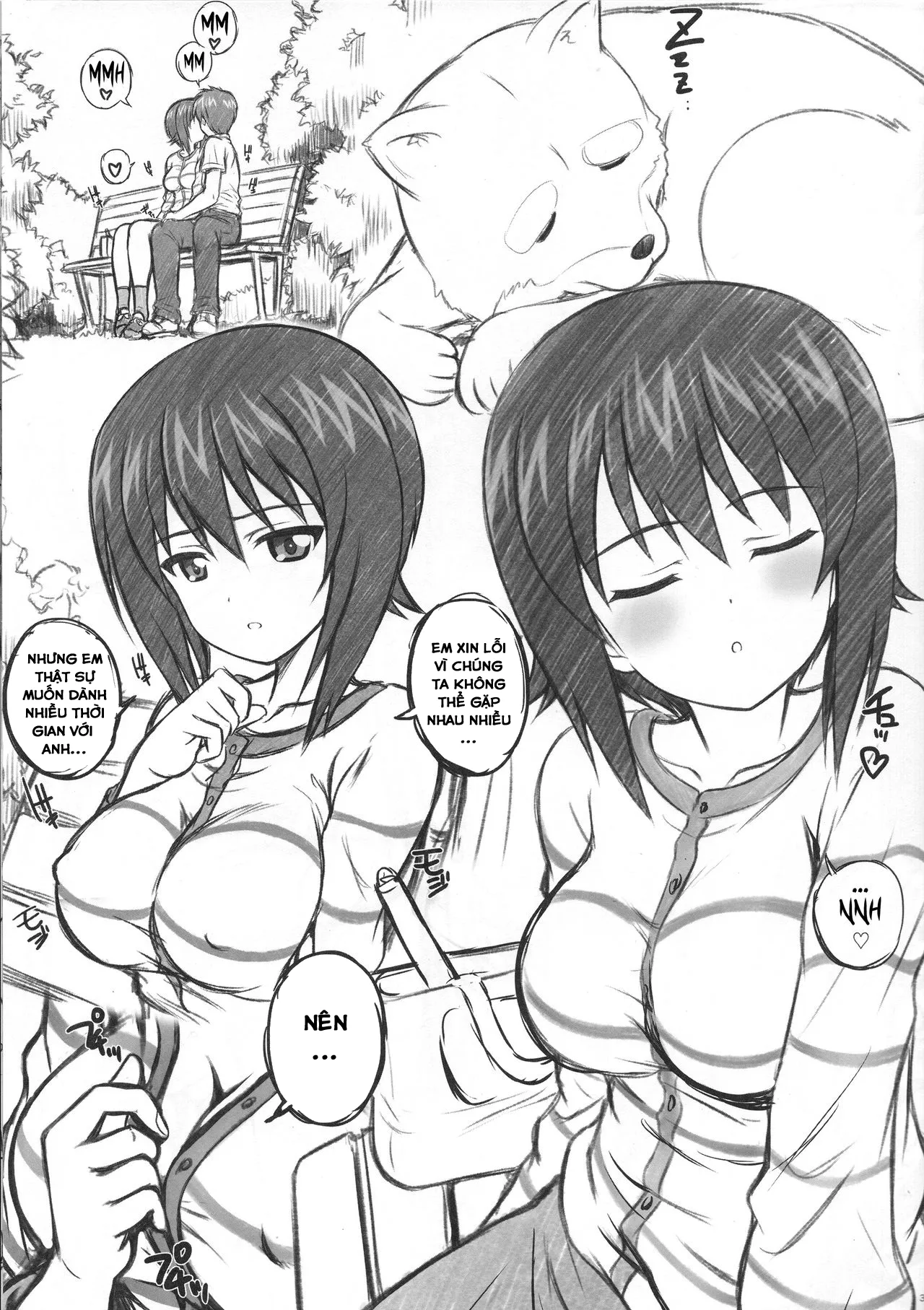 HentaiVN.net - Ảnh 3 - YDM ver.M1 (Girls und Panzer) - Chap 1