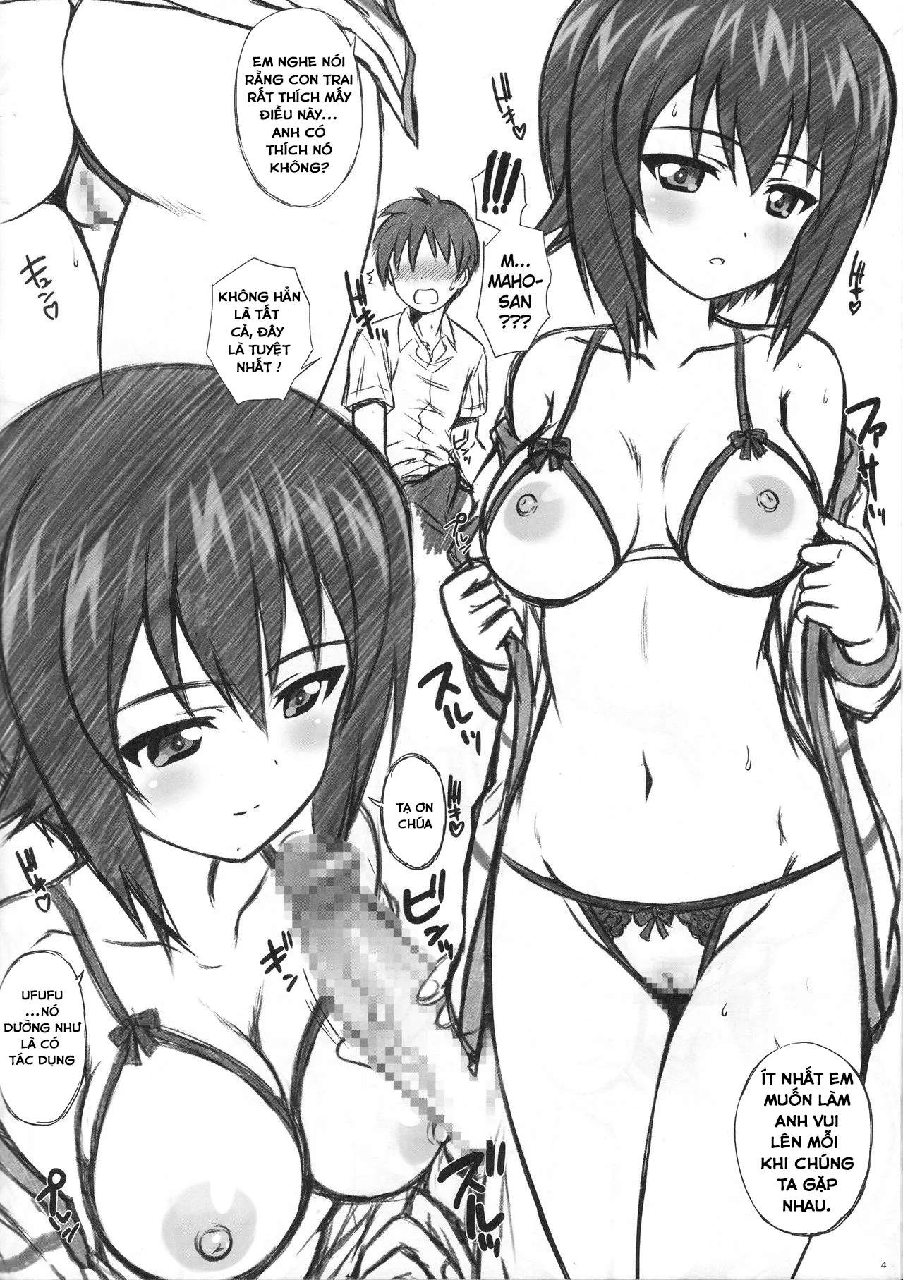 HentaiVN.net - Ảnh 4 - YDM ver.M1 (Girls und Panzer) - Chap 1