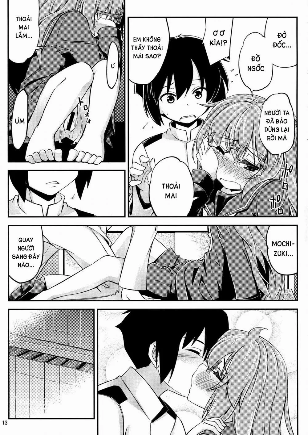 HentaiVN.net - Ảnh 16 - Mochizuki to Yasen (Kantai Collection -KanColle-) - Chap 1