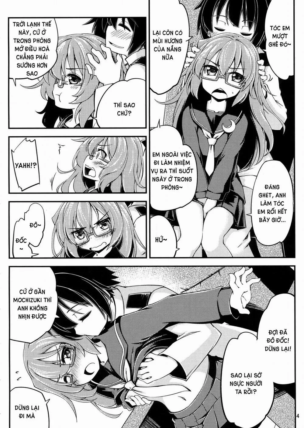 HentaiVN.net - Ảnh 7 - Mochizuki to Yasen (Kantai Collection -KanColle-) - Chap 1