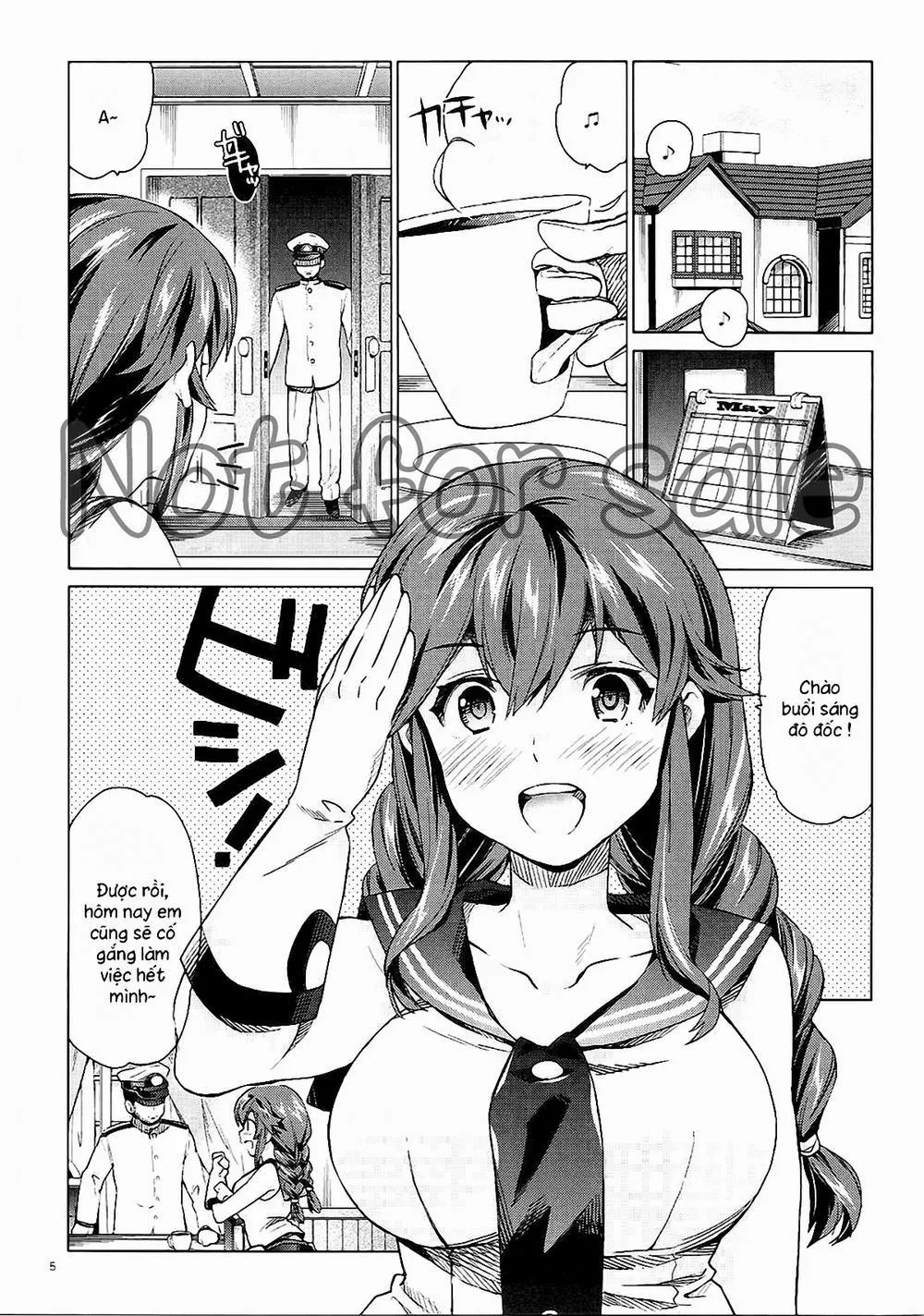 HentaiVN.net - Ảnh 3 - Noshiro No Amai Ohanashi (Kancolle) - Chap 1