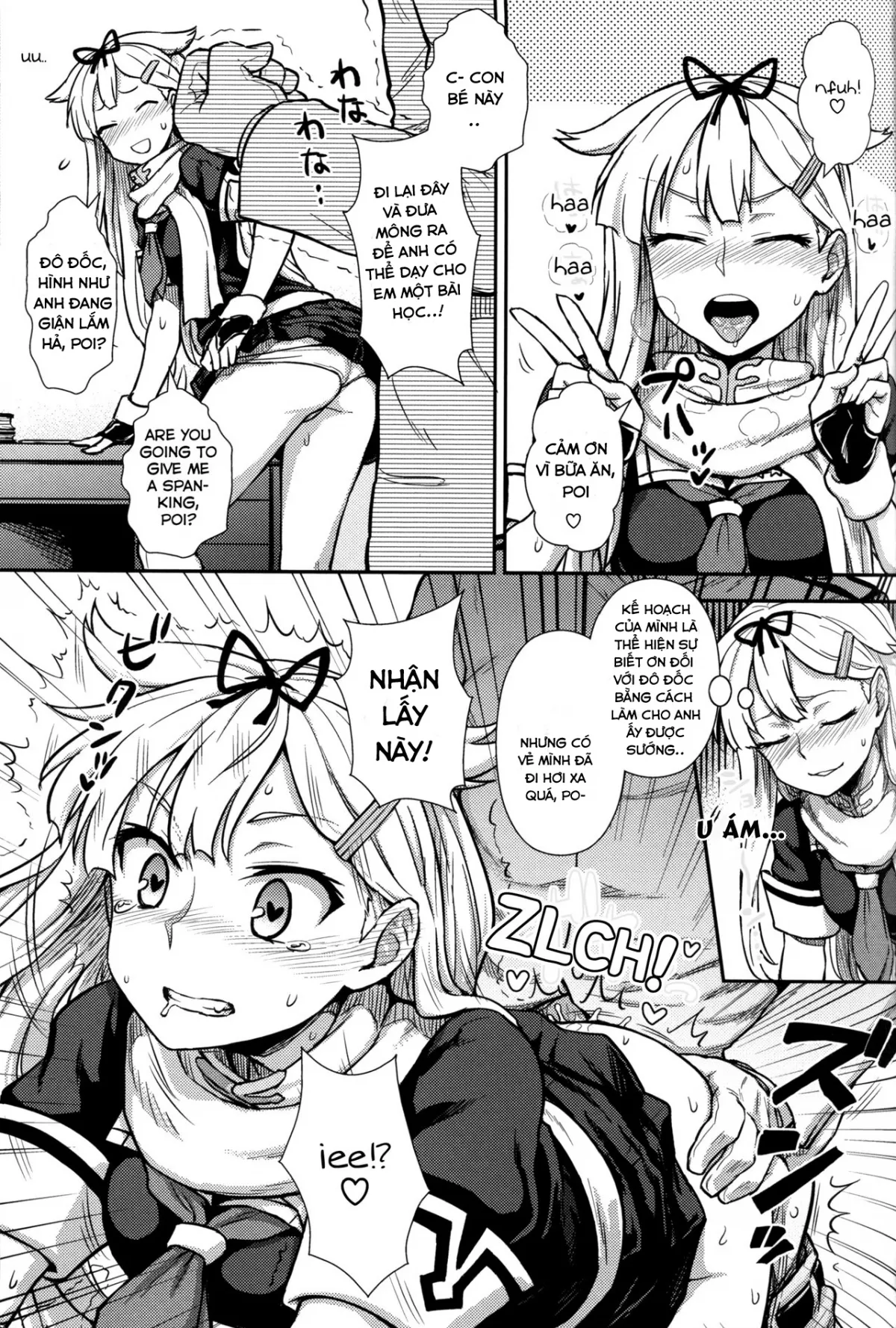 HentaiVN.net - Ảnh 3 - Yuudachi no Negirai Daisakusen! (Ikusame ~Mika~) (Kantai Collection -KanColle-) - Chap 1