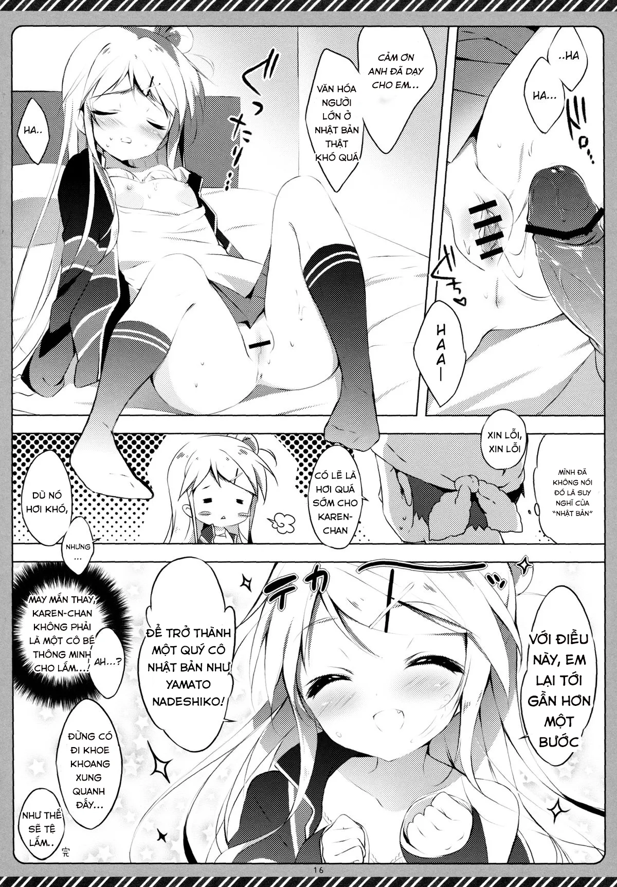 HentaiVN.net - Ảnh 15 - Kiniro Syndrome (Kiniro Mosaic) - Chap 1