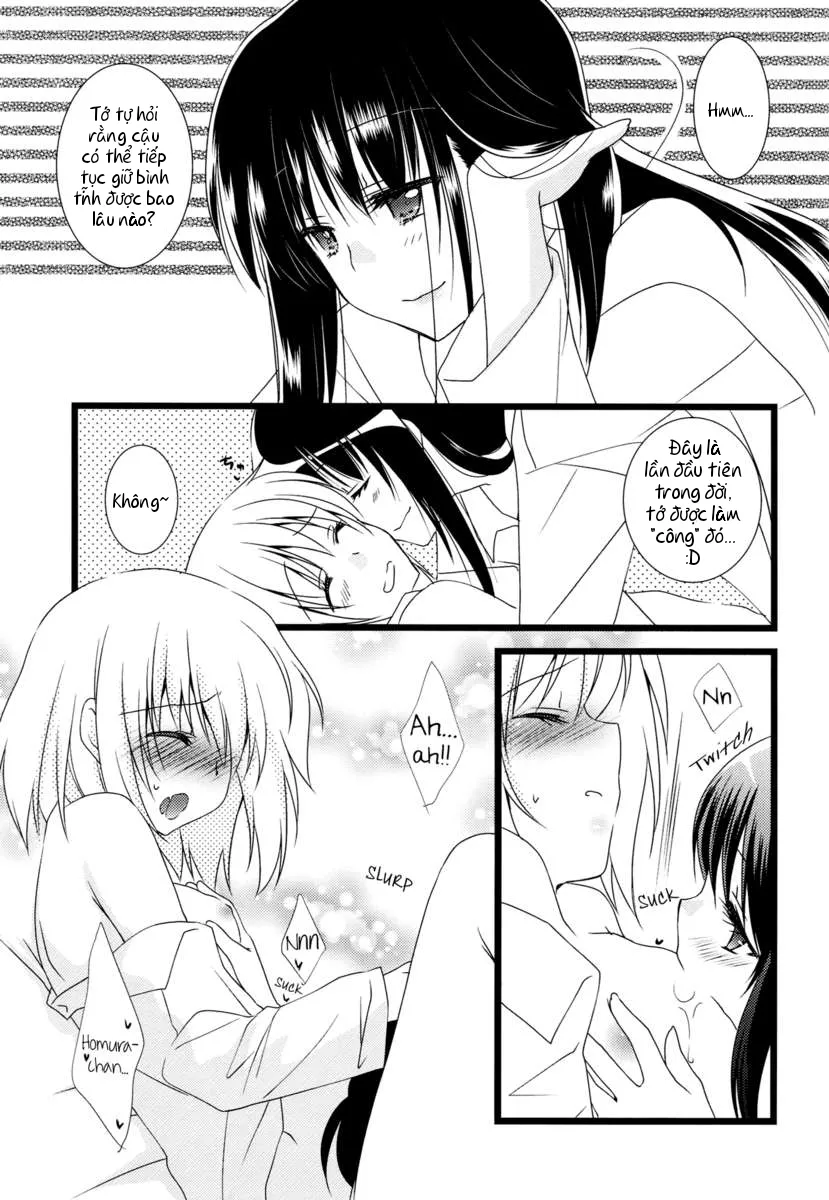 HentaiVN.net - Ảnh 19 - Futari kiri no yuru no ohanashi (Puella Magi Madoka Magica) [ふたりきりのよるのおはなし] - Chap 1