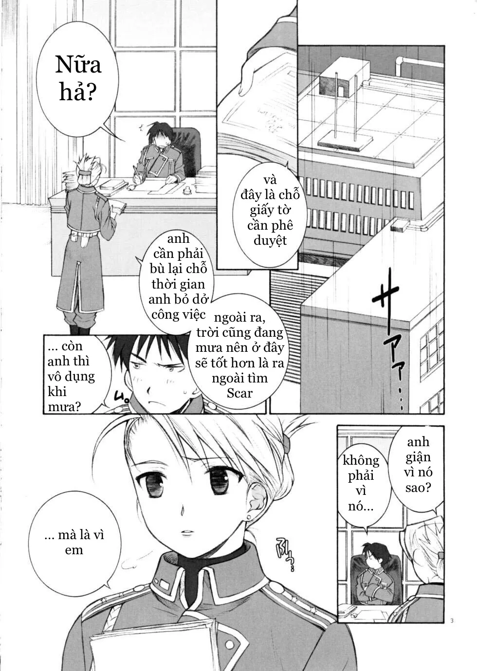 HentaiVN.net - Ảnh 4 - Falling Rain (Fullmetal Alchemist) - Chap 1