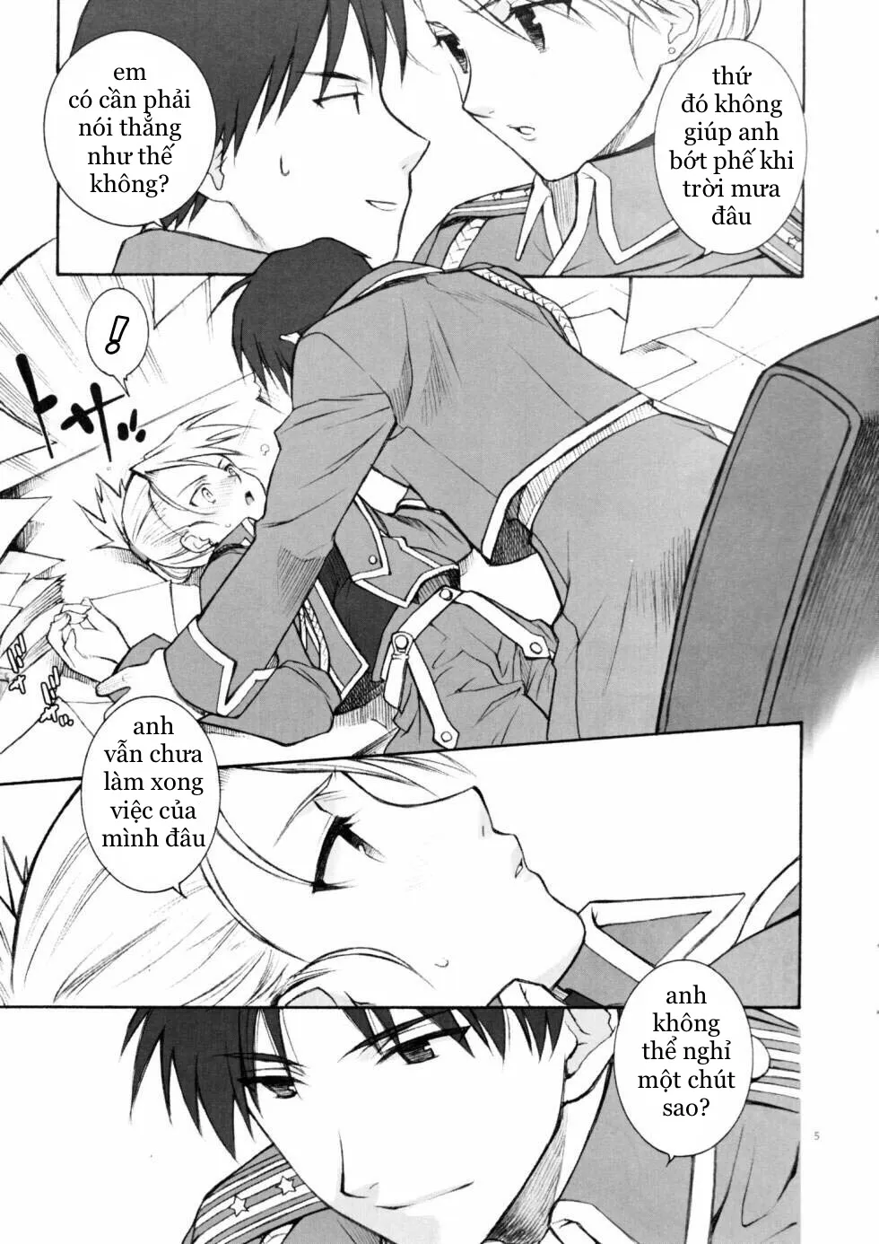 HentaiVN.net - Ảnh 6 - Falling Rain (Fullmetal Alchemist) - Chap 1