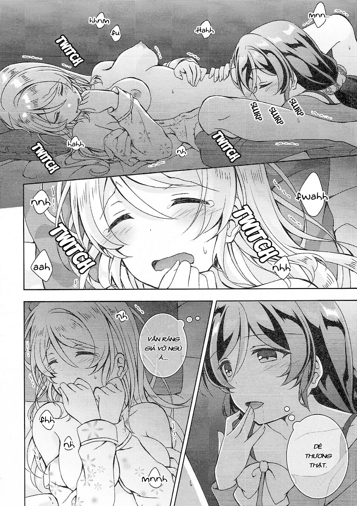 HentaiVN.net - Ảnh 10 - Sex to Uso to Yurikago to (Love Live!) [Sex, Pretend, and Cradle] - Chap 1