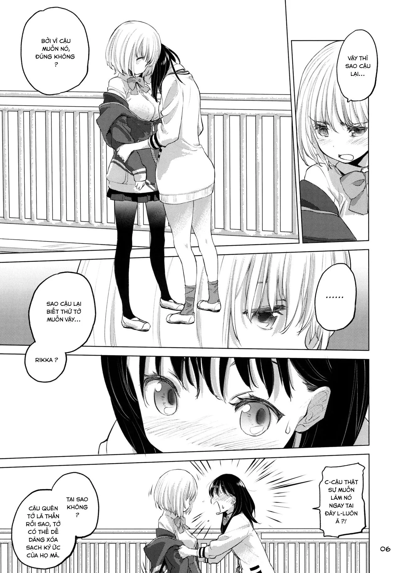 HentaiVN.net - Ảnh 9 - Nắm lấy tay tớ [Put Your Hands Together] - Chap 1