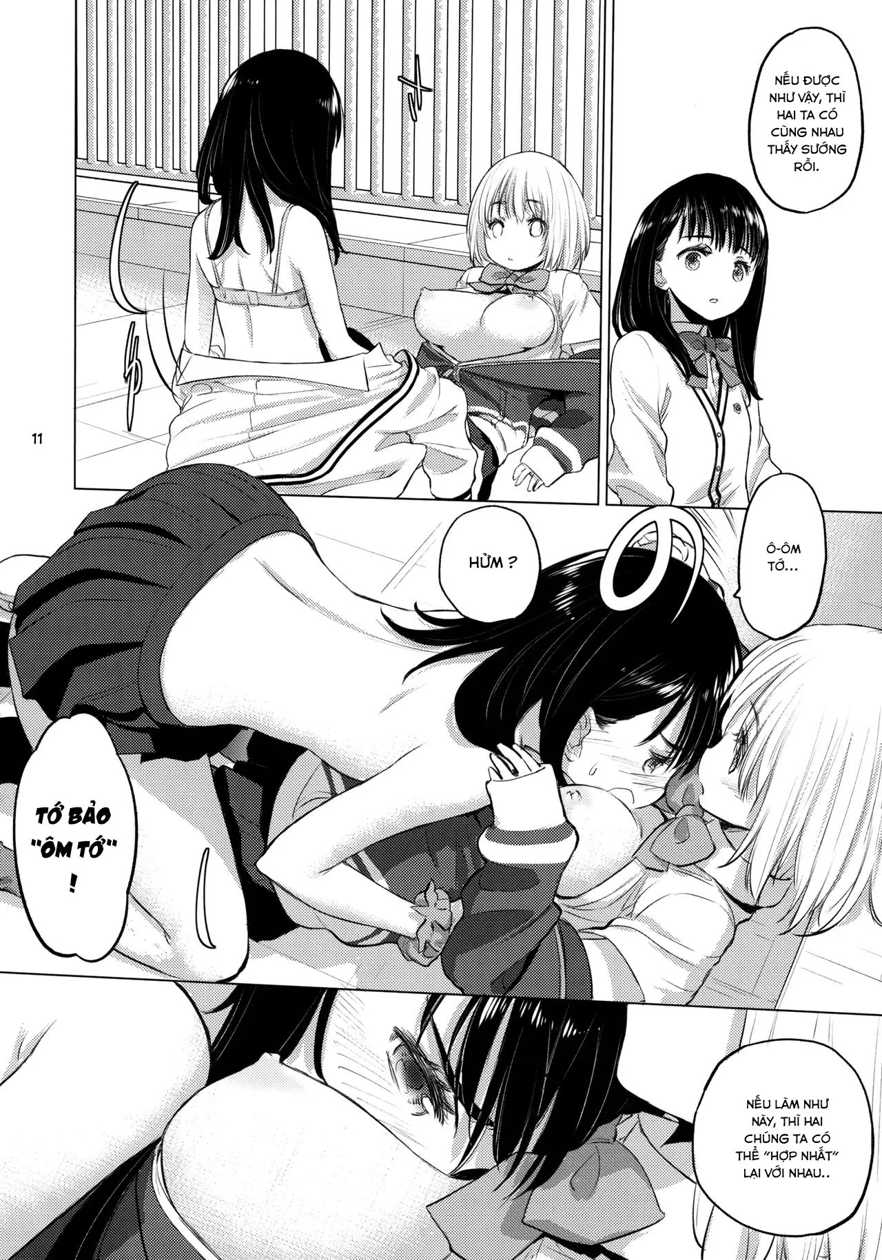 HentaiVN.net - Ảnh 12 - Nắm lấy tay tớ [Put Your Hands Together] - Chap 1