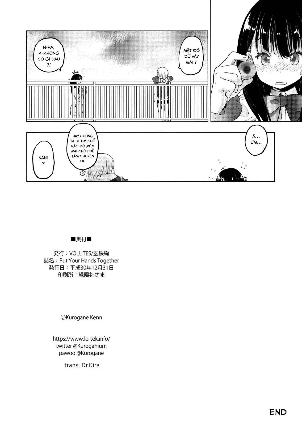 HentaiVN.net - Ảnh 15 - Nắm lấy tay tớ [Put Your Hands Together] - Chap 1
