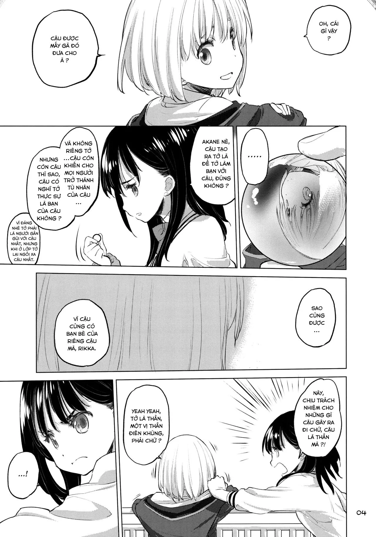 HentaiVN.net - Ảnh 7 - Nắm lấy tay tớ [Put Your Hands Together] - Chap 1