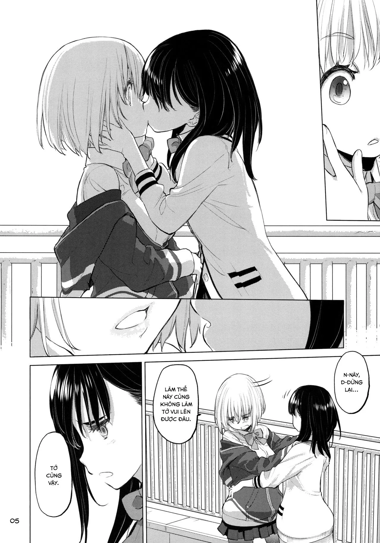 HentaiVN.net - Ảnh 8 - Nắm lấy tay tớ [Put Your Hands Together] - Chap 1