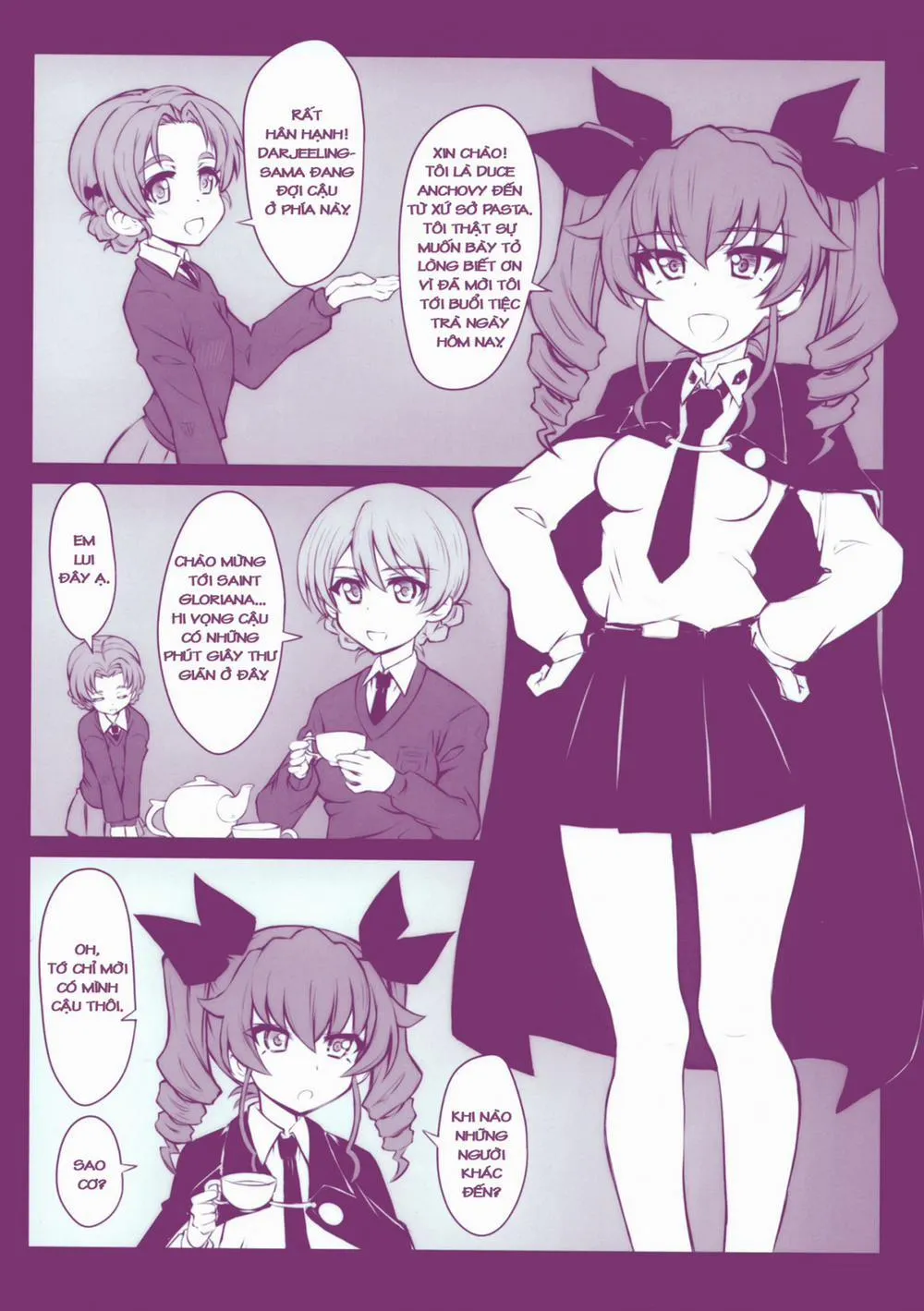 HentaiVN.net - Ảnh 4 - Darchovy (Girls Und Panzer) - Chap 1