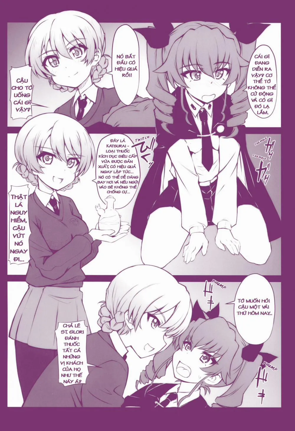HentaiVN.net - Ảnh 5 - Darchovy (Girls Und Panzer) - Chap 1