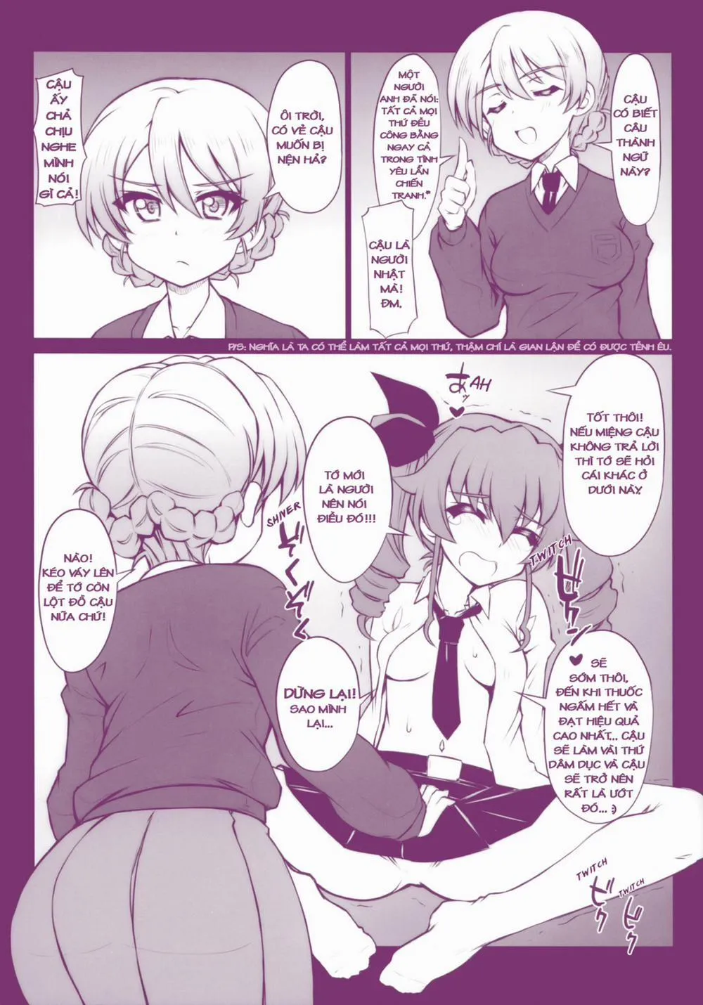 HentaiVN.net - Ảnh 6 - Darchovy (Girls Und Panzer) - Chap 1