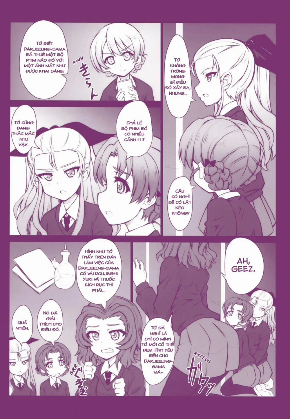 HentaiVN.net - Ảnh 9 - Darchovy (Girls Und Panzer) - Chap 1