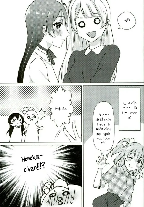 HentaiVN.net - Ảnh 9 - Umi-chan ga Present!? (Love Live!) [Umi-chan is my Present!?] - Chap 1