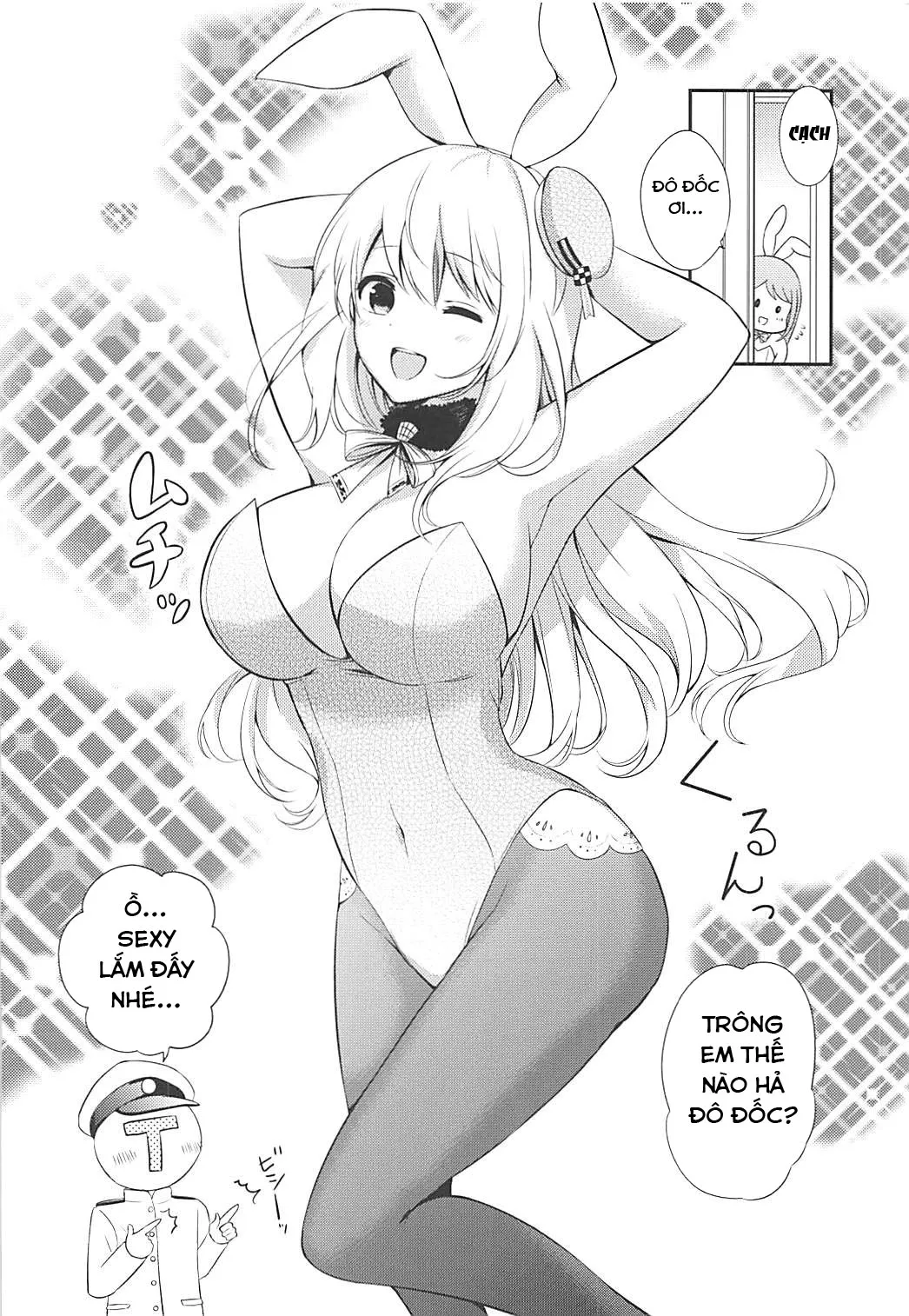 HentaiVN.net - Ảnh 5 - Watashi no Kawaii Usagi-chan (Kantai Collection) - Chap 1