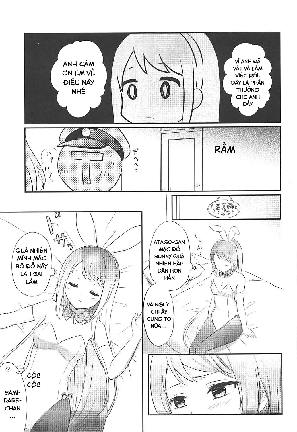 HentaiVN.net - Ảnh 6 - Watashi no Kawaii Usagi-chan (Kantai Collection) - Chap 1
