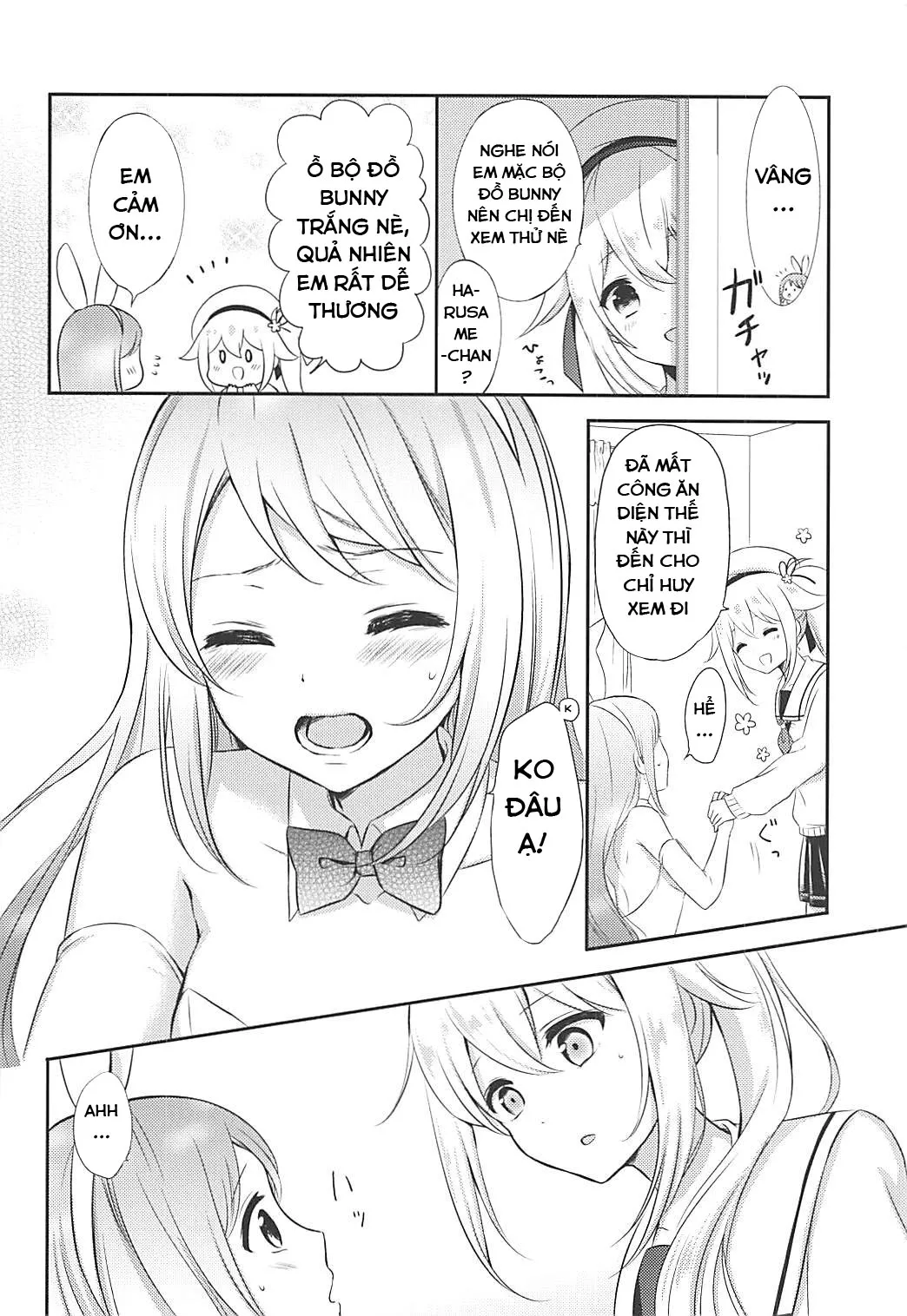 HentaiVN.net - Ảnh 7 - Watashi no Kawaii Usagi-chan (Kantai Collection) - Chap 1