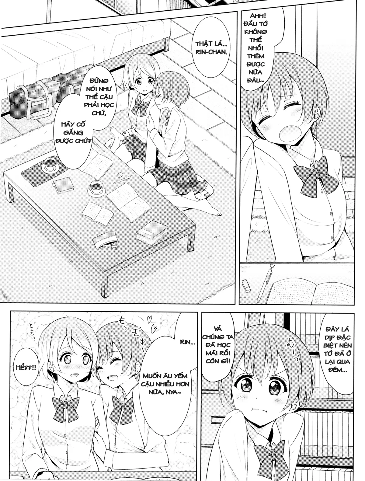 HentaiVN.net - Ảnh 4 - Tsuki ni Kazaseba (Love Live!) [Holding You On The Moon] - Chap 1