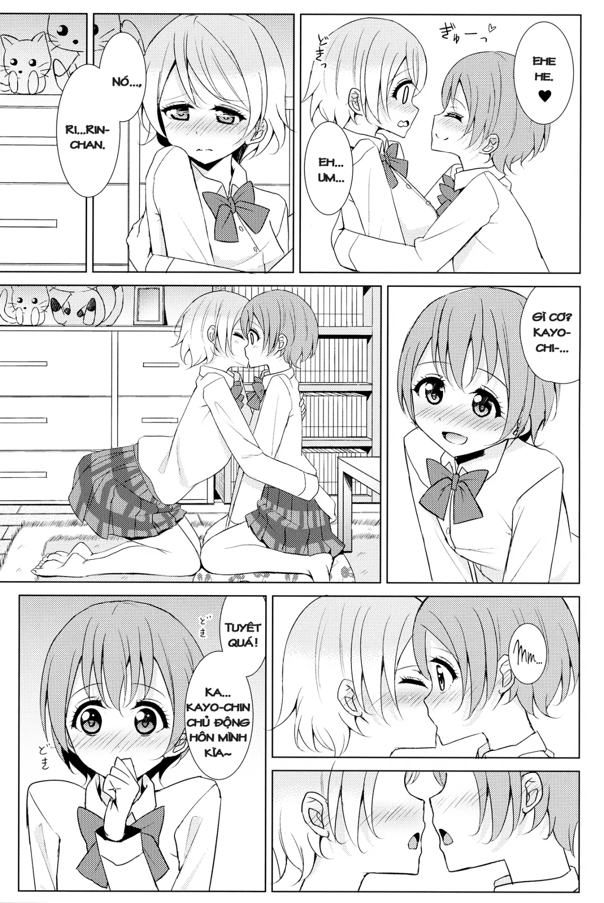 HentaiVN.net - Ảnh 8 - Tsuki ni Kazaseba (Love Live!) [Holding You On The Moon] - Chap 1