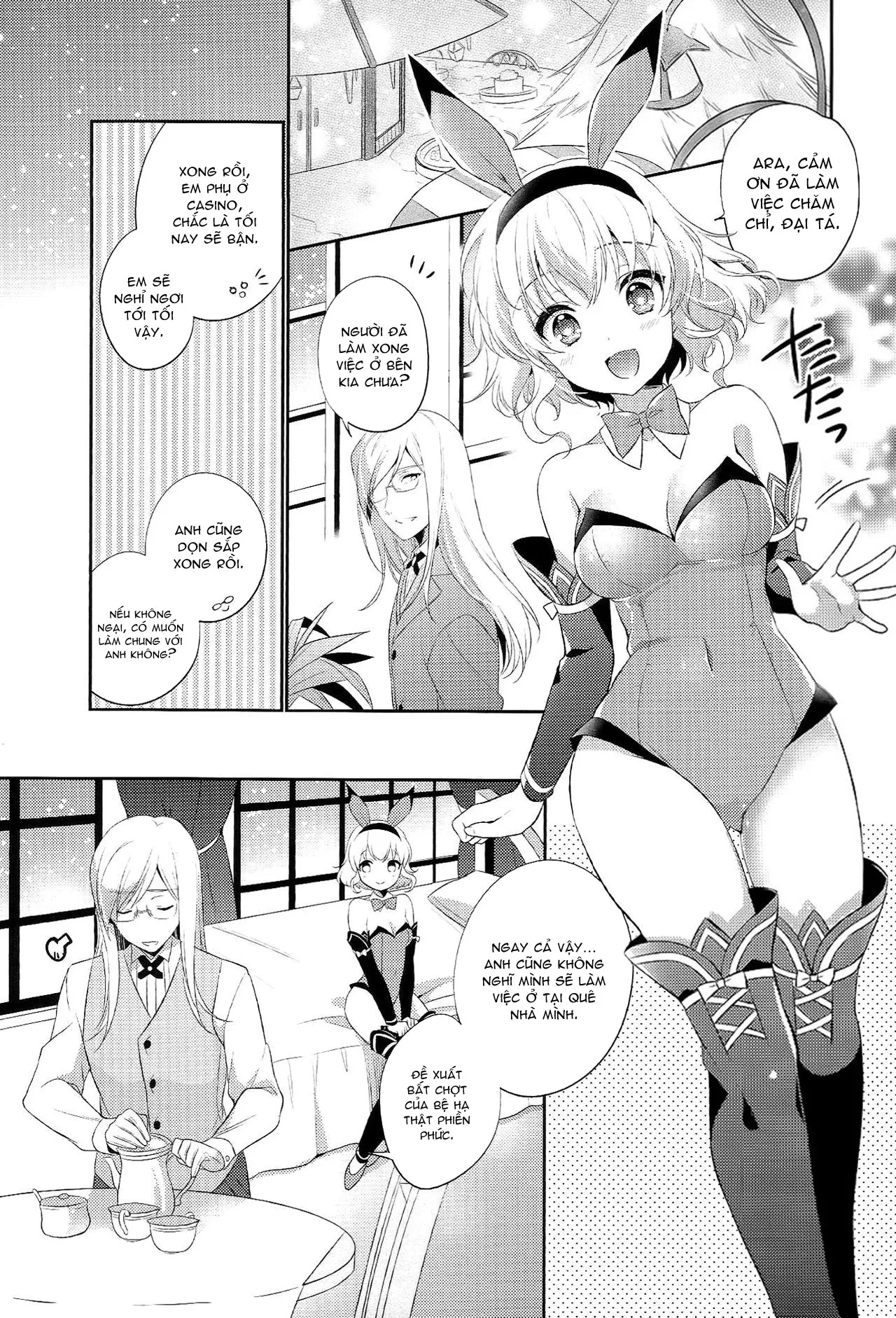 HentaiVN.net - Ảnh 4 - Bé thỏ dễ thương là em [Watashi no Kawaii Usagi-san] - Chap 1