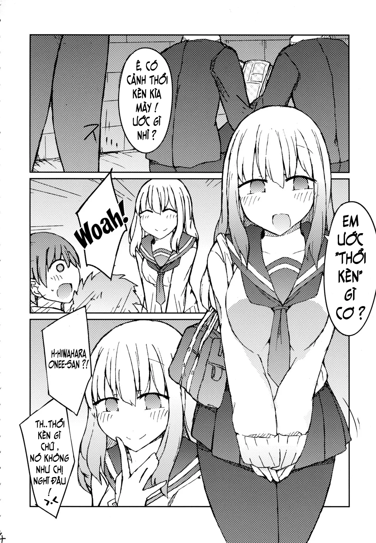 HentaiVN.net - Ảnh 4 - Dụ dỗ Hiwahara onee-san. [Erohon o Yondetara Kinjo no Onee-san ni Fellatio Sareta Hanashi] - Chap 1