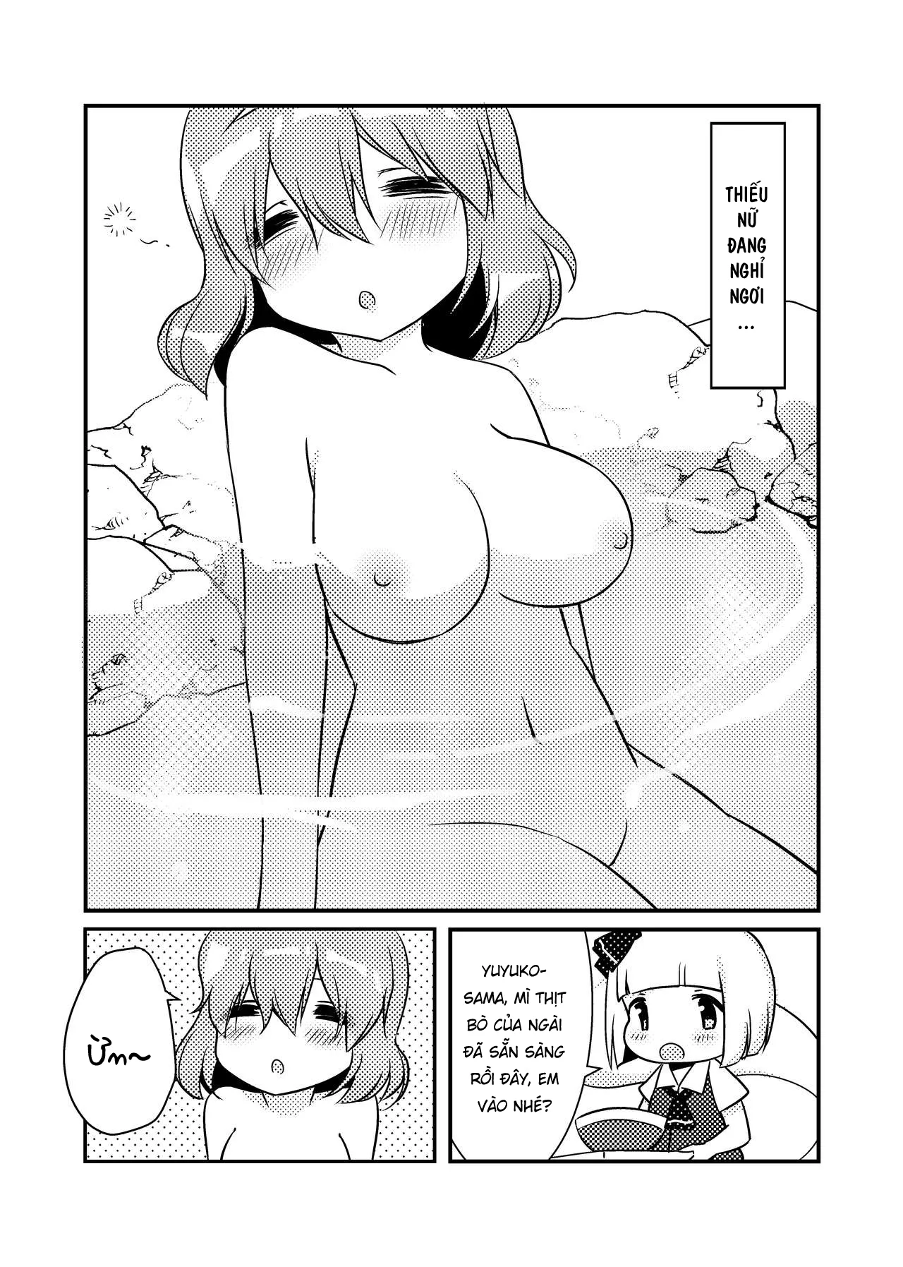 HentaiVN.net - Ảnh 4 - Let's Soak in the Hot Spring! (Touhou) [一起泡温泉吧！(東方Project)] - Chap 1