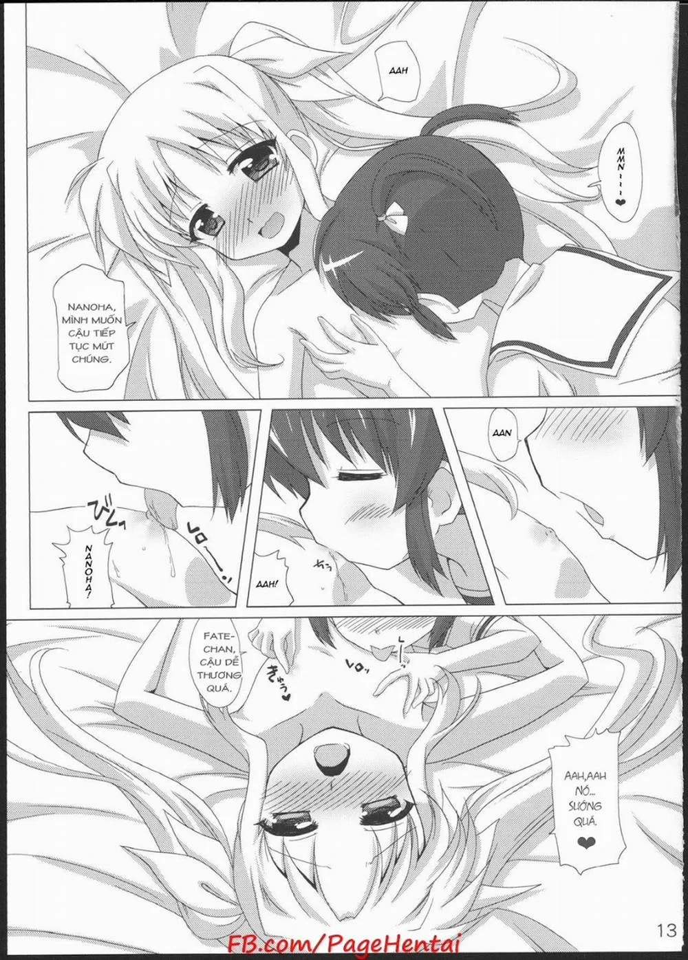 HentaiVN.net - Ảnh 13 - Onnanoko Doushi dakedo Ai sae Areba Kankeinai yo ne (Mahou Shoujo Lyrical Nanoha) - Chap 1
