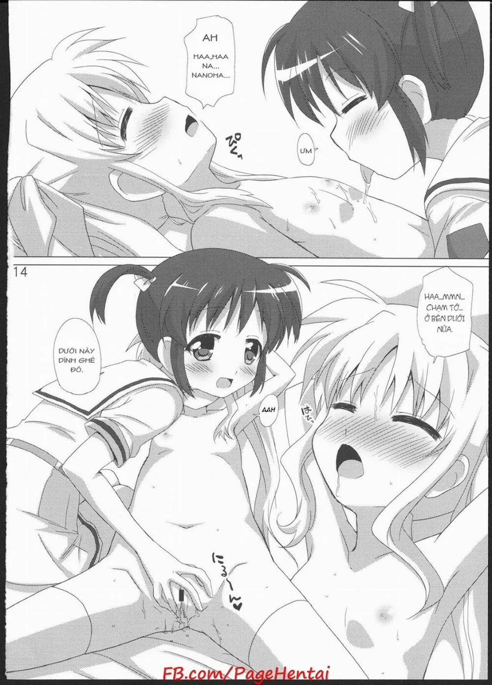 HentaiVN.net - Ảnh 14 - Onnanoko Doushi dakedo Ai sae Areba Kankeinai yo ne (Mahou Shoujo Lyrical Nanoha) - Chap 1