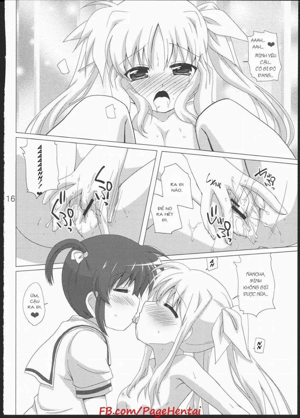 HentaiVN.net - Ảnh 16 - Onnanoko Doushi dakedo Ai sae Areba Kankeinai yo ne (Mahou Shoujo Lyrical Nanoha) - Chap 1
