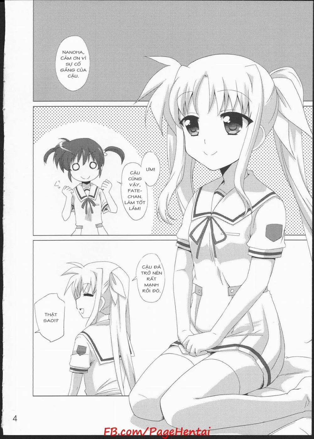 HentaiVN.net - Ảnh 4 - Onnanoko Doushi dakedo Ai sae Areba Kankeinai yo ne (Mahou Shoujo Lyrical Nanoha) - Chap 1
