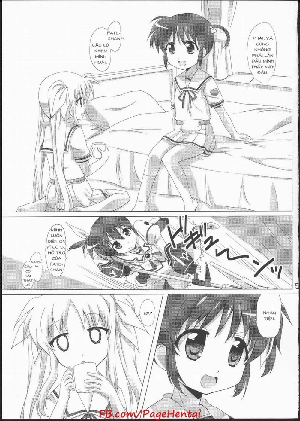 HentaiVN.net - Ảnh 5 - Onnanoko Doushi dakedo Ai sae Areba Kankeinai yo ne (Mahou Shoujo Lyrical Nanoha) - Chap 1