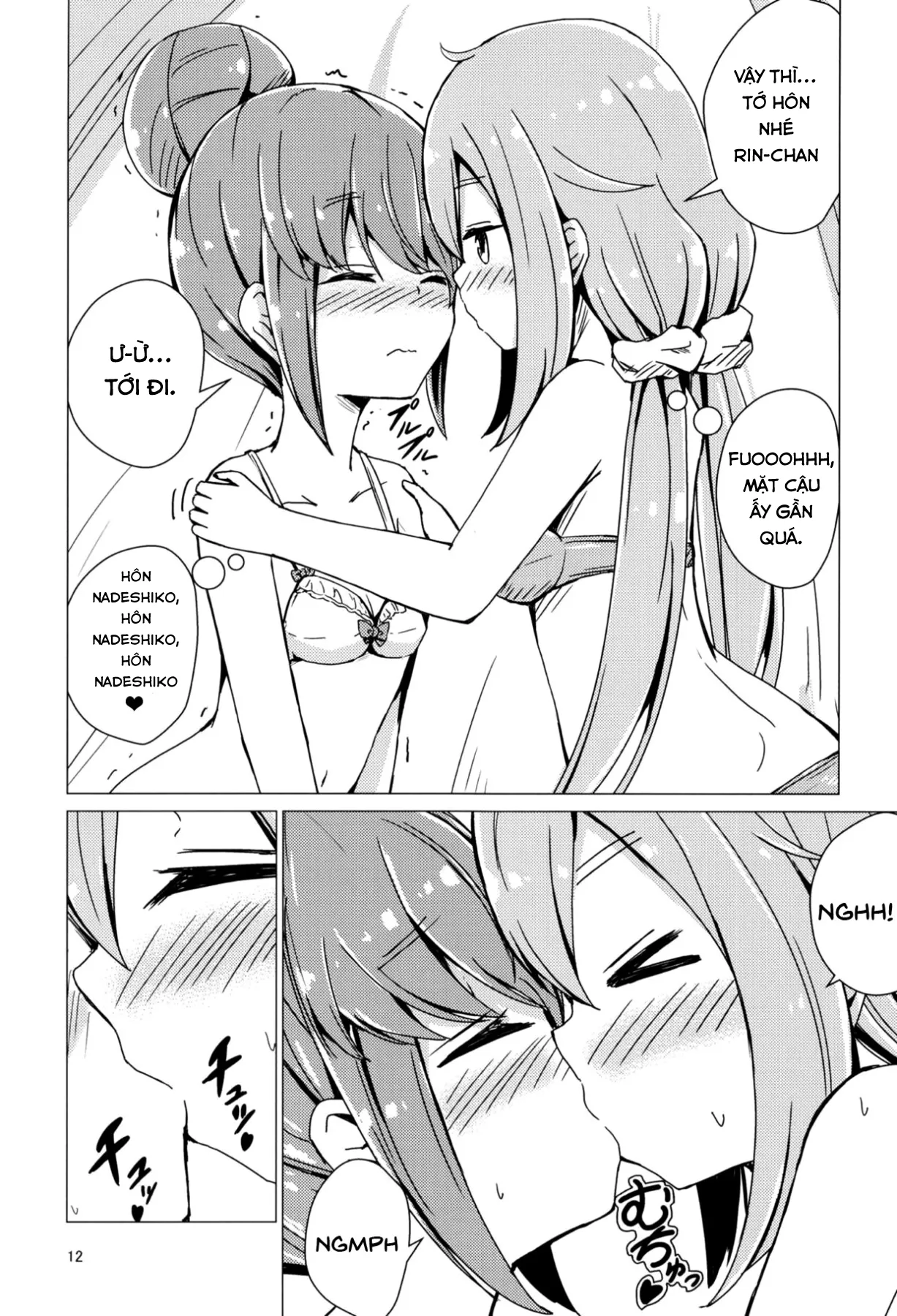HentaiVN.net - Ảnh 10 - Sex Shinai to Derenai Tent ni Tojikomerareta NadeRin (Yuru Camp) [Nade And Rin Were Trapped Inside Their Tent Unless They Had Sex] - Chap 1