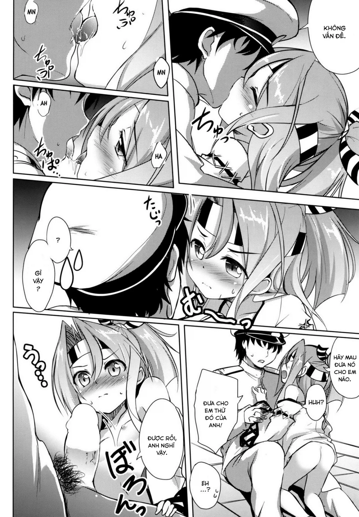 HentaiVN.net - Ảnh 7 - My Admiral and the Hangar in the Distance (Kantai Collection -KanColle-) - Chap 1