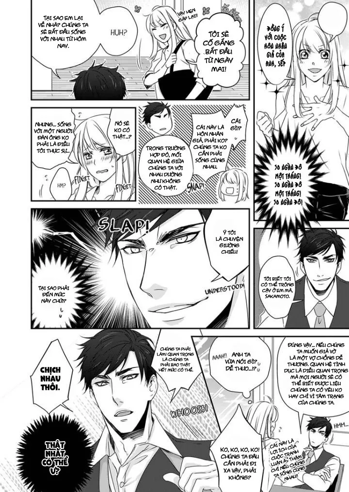 HentaiVN.net - Ảnh 11 - Giratsuki joushi to gisou kekkon! [A Fake Marriage with My Glittering Boss ~ Tell Me What Your Favorite Position Is] - Chap 1