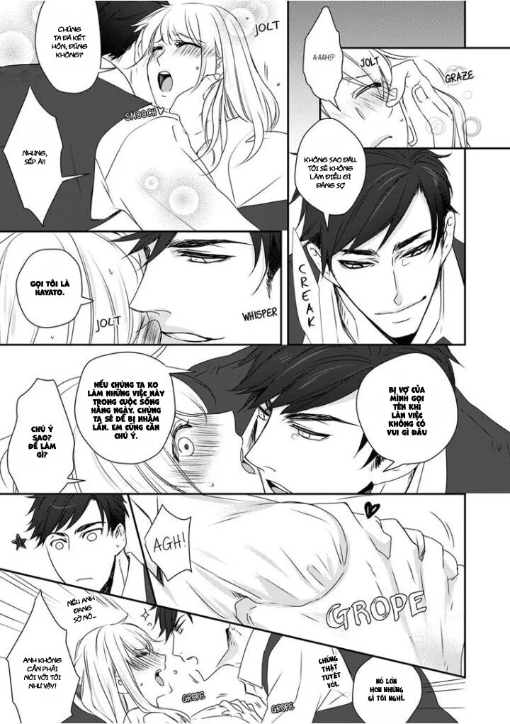 HentaiVN.net - Ảnh 14 - Giratsuki joushi to gisou kekkon! [A Fake Marriage with My Glittering Boss ~ Tell Me What Your Favorite Position Is] - Chap 1
