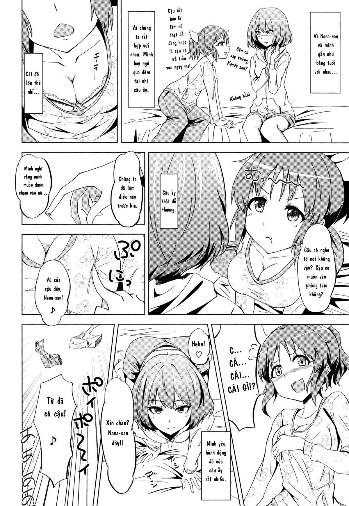 HentaiVN.net - Ảnh 8 - Kaede-san's Teasing of Nana (The Idolmaster) - Chap 1