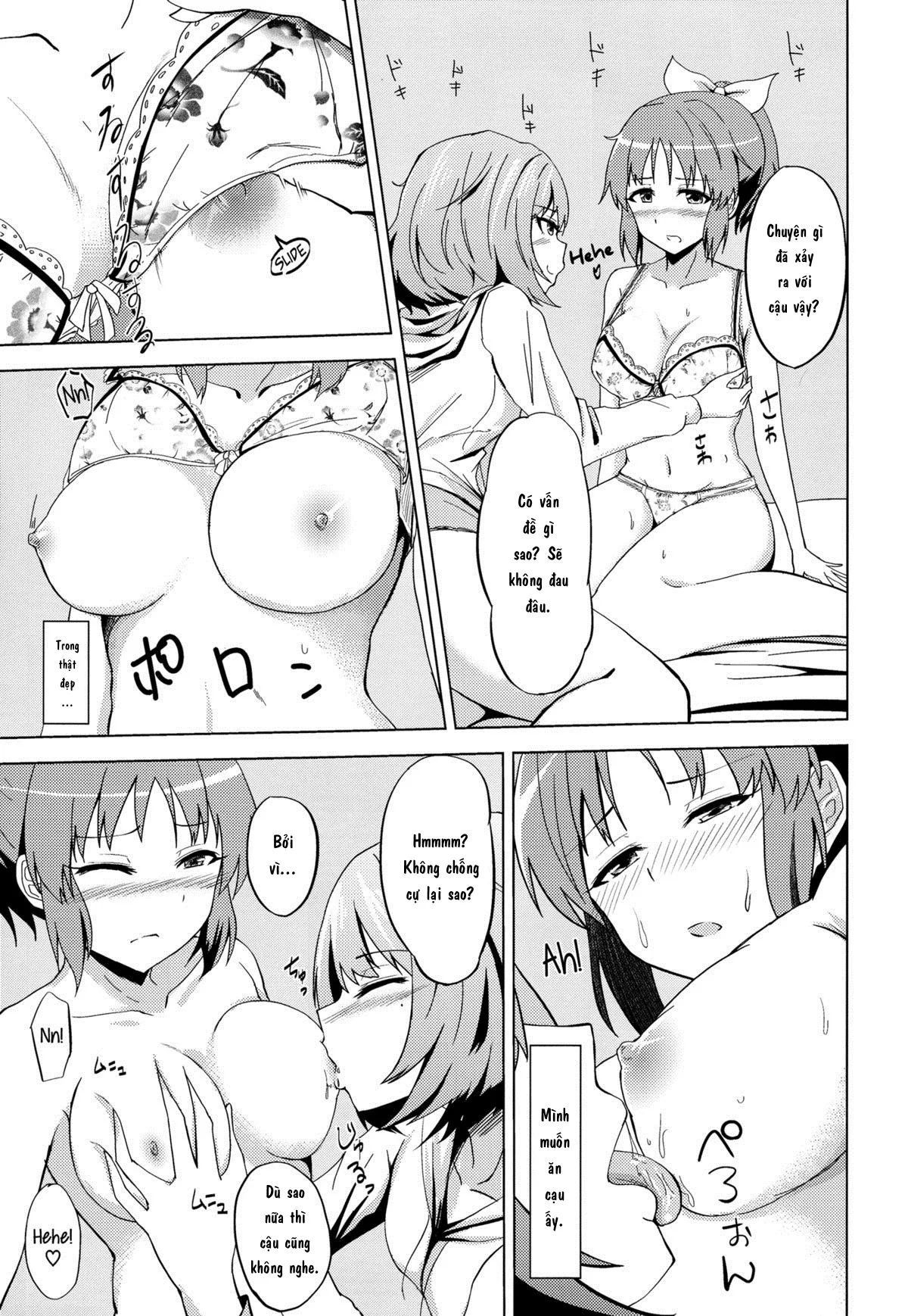 HentaiVN.net - Ảnh 9 - Kaede-san's Teasing of Nana (The Idolmaster) - Chap 1
