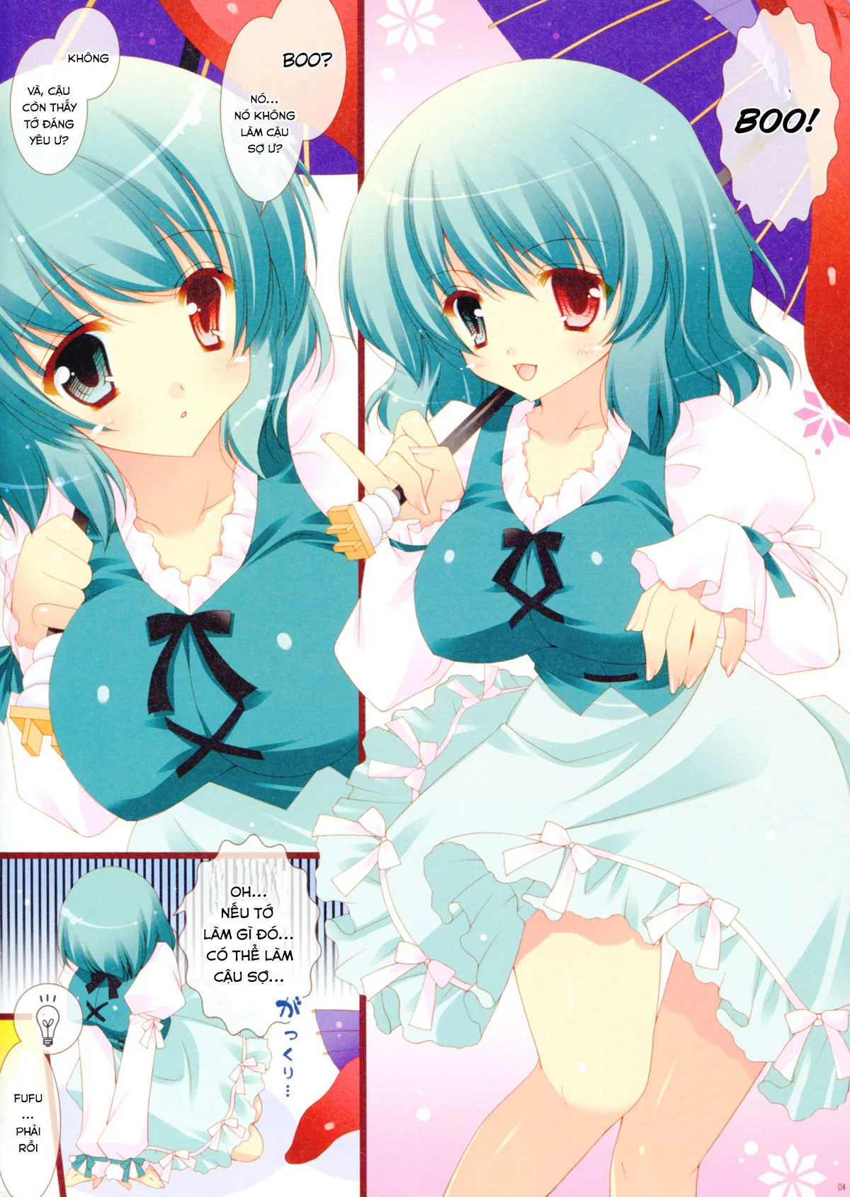 HentaiVN.net - Ảnh 4 - Tapopai ☆ Kogasa (Touhou Project) - Chap 1