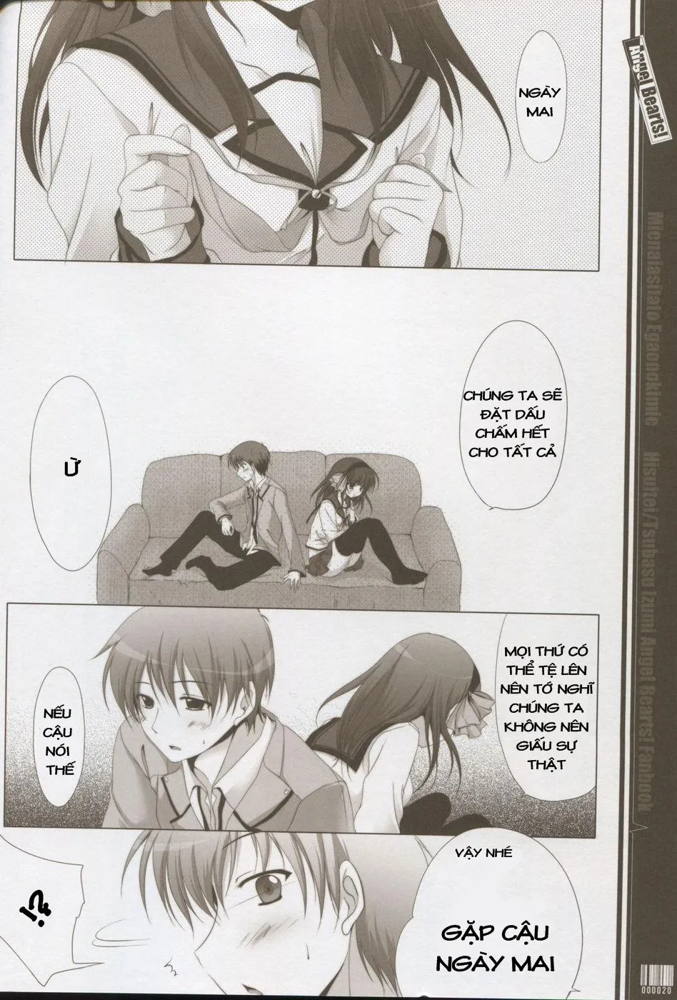 HentaiVN.net - Ảnh 18 - Mienai ashita to egao no kimi e (Angel Beats!) - Chap 1