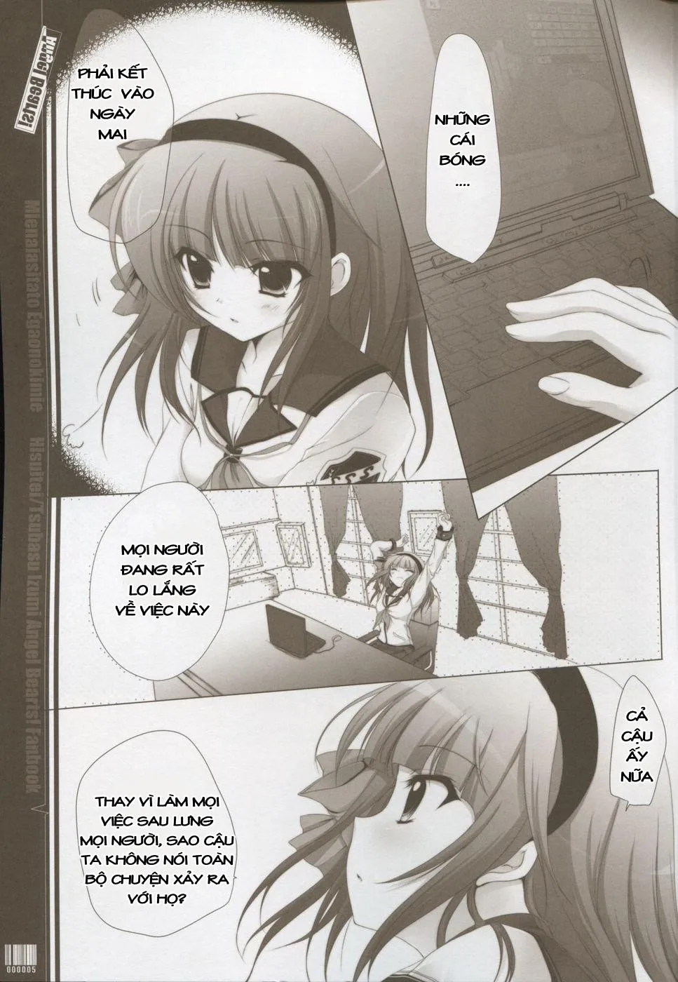 HentaiVN.net - Ảnh 5 - Mienai ashita to egao no kimi e (Angel Beats!) - Chap 1
