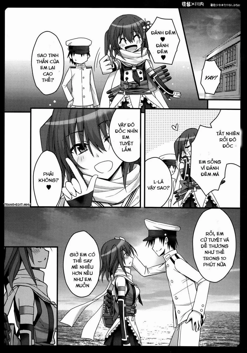 HentaiVN.net - Ảnh 15 - Watashi o Yasen ni Tsuretette (Kantai Collection -KanColle-) - Chap 1