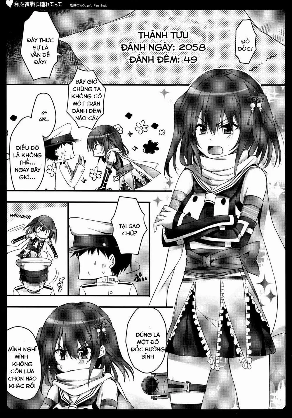 HentaiVN.net - Ảnh 5 - Watashi o Yasen ni Tsuretette (Kantai Collection -KanColle-) - Chap 1