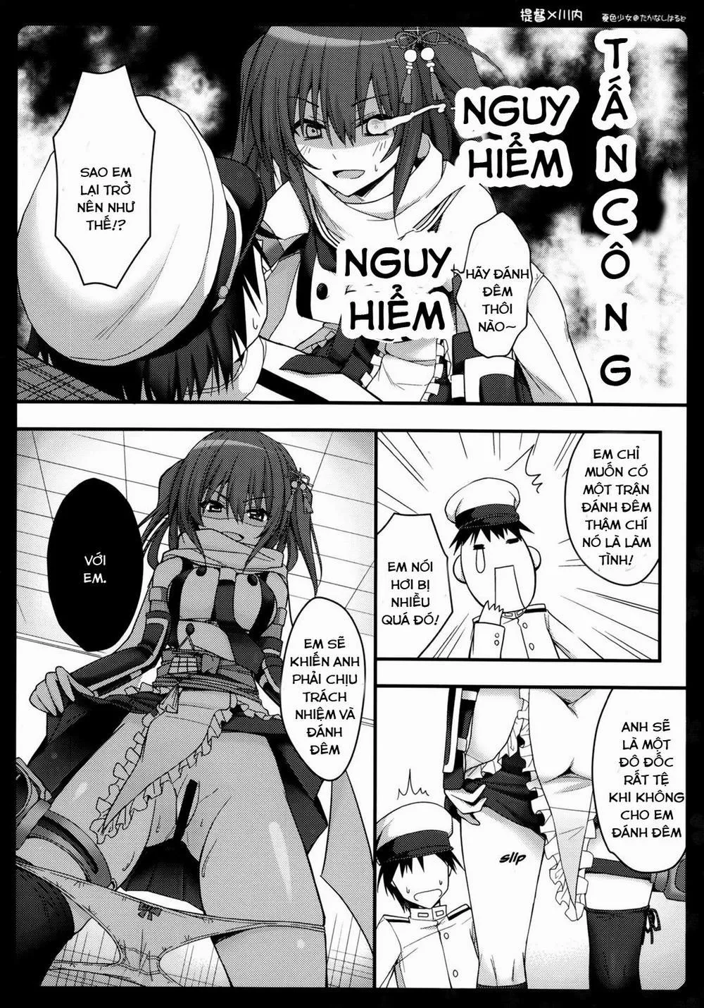 HentaiVN.net - Ảnh 6 - Watashi o Yasen ni Tsuretette (Kantai Collection -KanColle-) - Chap 1
