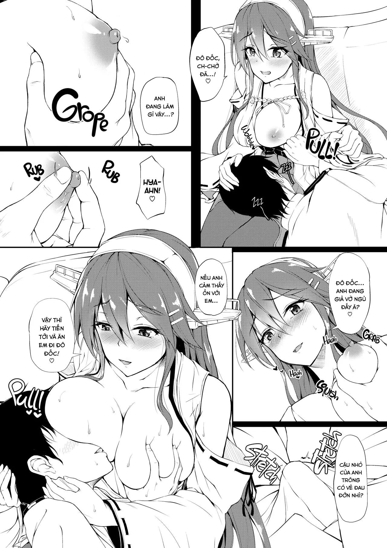 HentaiVN.net - Ảnh 4 - Oyasumi Haruna (Kantai Collection -KanColle-) - Chap 1