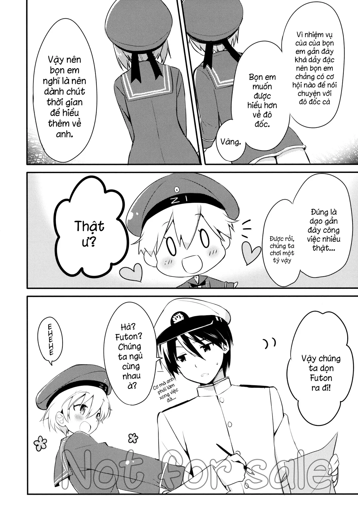 HentaiVN.net - Ảnh 5 - Teitoku! Bokutachi To Nakayoku Shiyou Yo! (Kantai Collection) [Admiral! Let's] - Chap 1