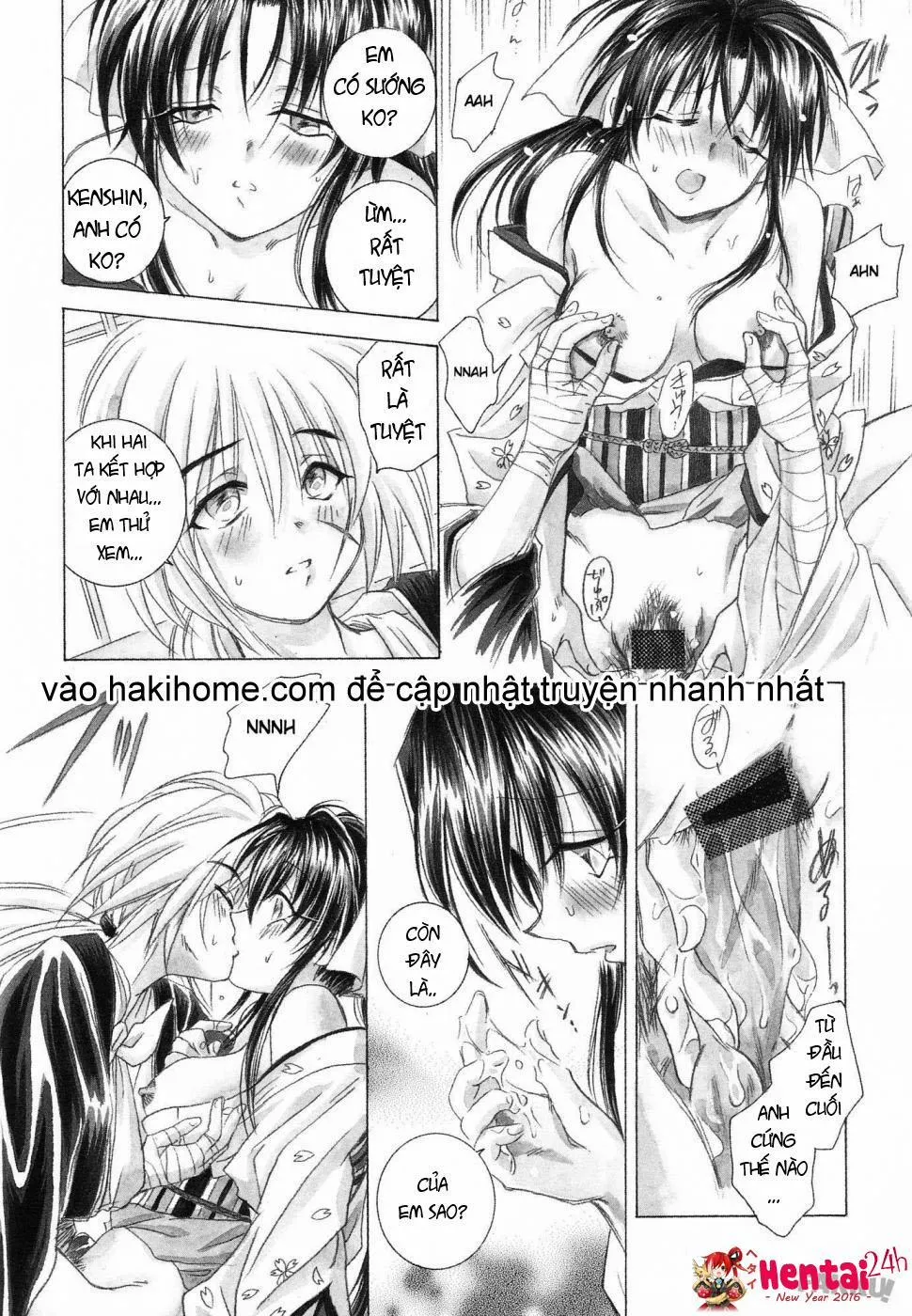 HentaiVN.net - Ảnh 15 - Aitou XX (Rurouni Kenshin) - Chap 1