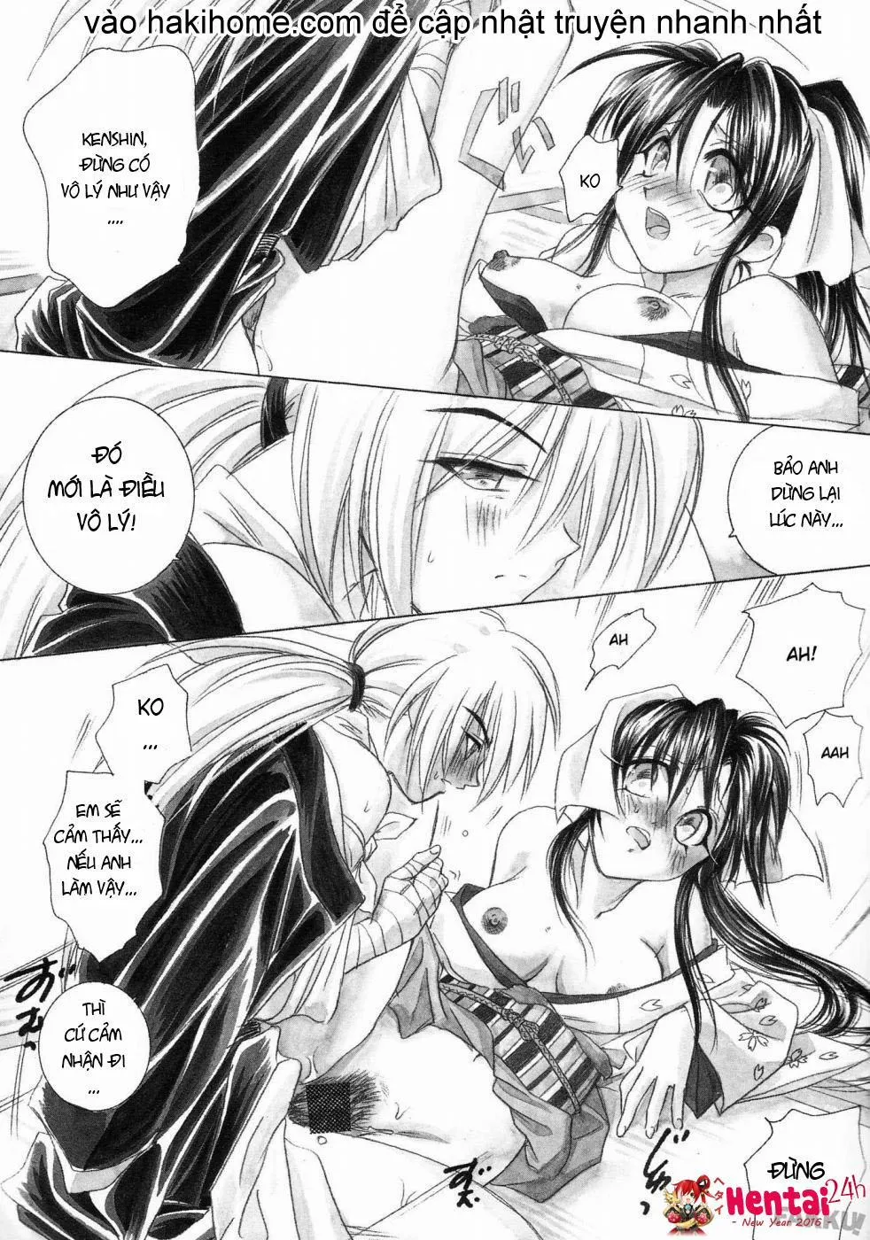 HentaiVN.net - Ảnh 16 - Aitou XX (Rurouni Kenshin) - Chap 1